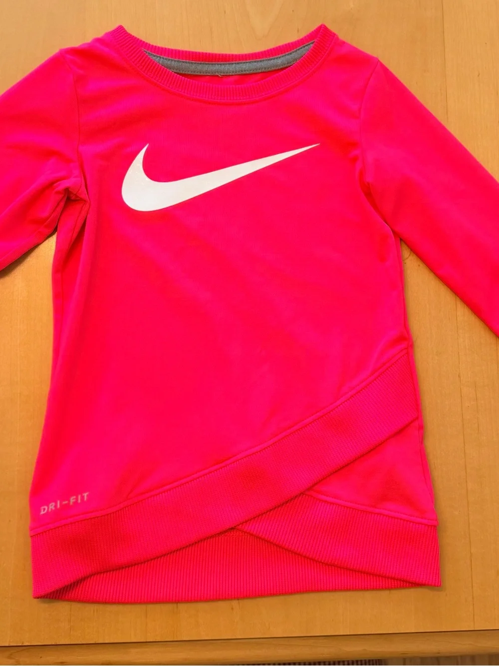 Hot pink Nike crew neck size 2T